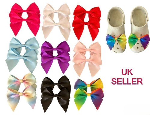Pair large satin - satin, bow