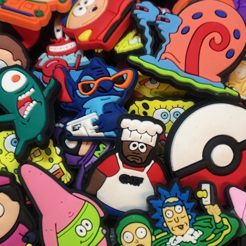 Cartoon croc shoe charms - charms,