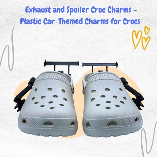 Exhaust spoiler croc charms - exhaust,