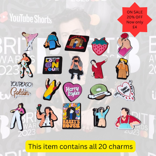 Harry styles croc charms - harry,