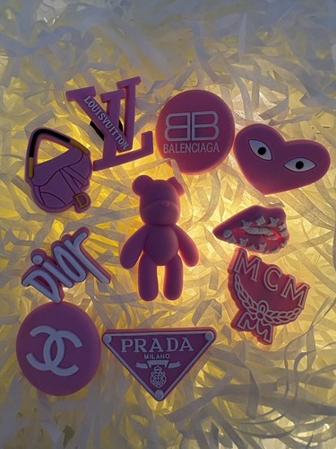 Pink cute charms for - for, crocs