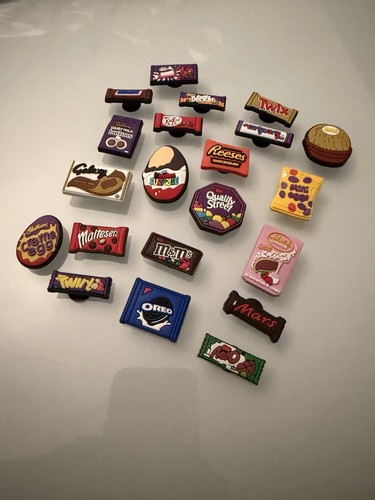 Chocolate mix shoe charms - 21,