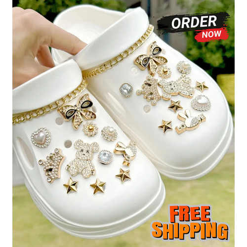 24pcs pvc shoe - charms, for