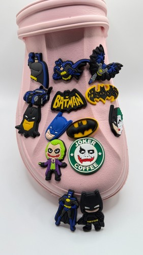 Batman charms fits - fits, crocs
