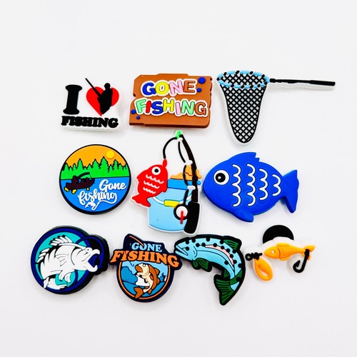 Fishing charms fits - charms, crocs