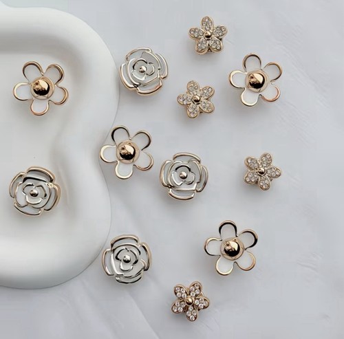 Croc charms 2pc - 2pc, rose