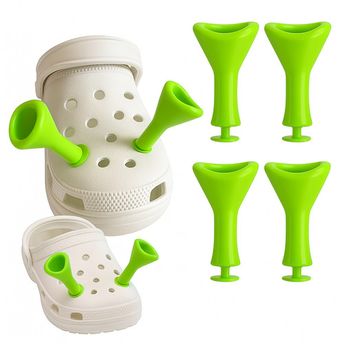 4pcs green shrek ears charms - 4pcs,