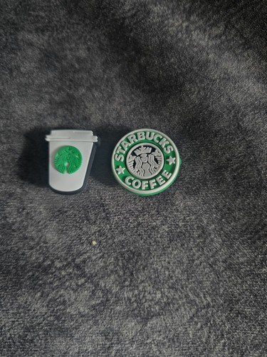 Starbucks shoe charms - starbucks,
