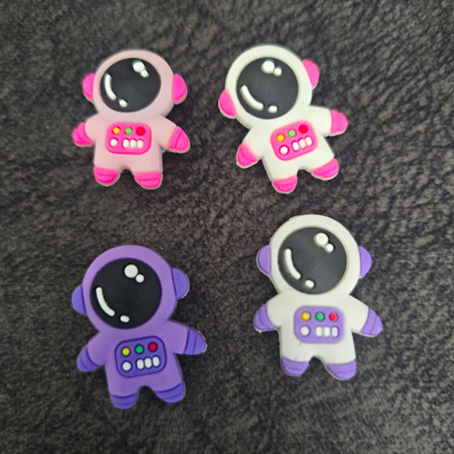 Astronaut shoe charms set - astronaut, 4