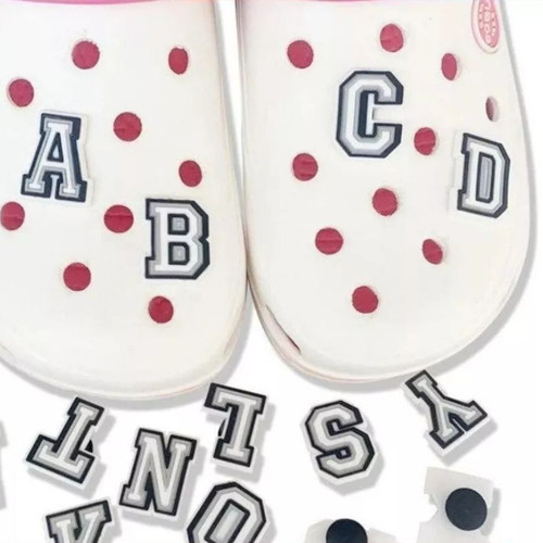 Alphabet croc charm - croc, shoes