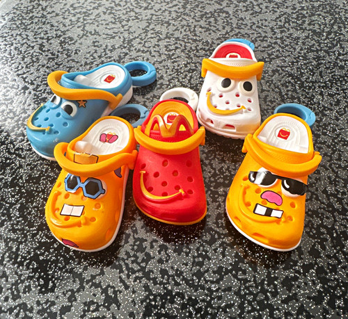 Set croc shoe charms 3d - 5,