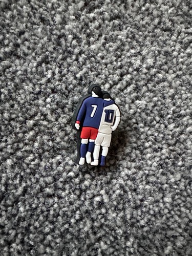 Football player croc jibbitz - football,