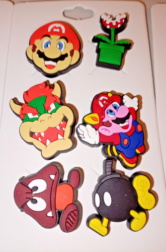 Mario charms fits - fits, crocs