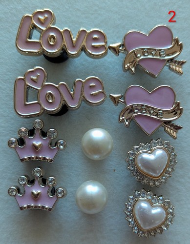 10pcs gold rhinestone - rhinestone, croc