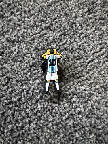 Football player croc jibbitz - football,